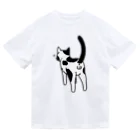 Riotoのねこけつω（ぶち猫） Dry T-Shirt