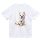 Momojiの犬画のウェスティ2 Dry T-Shirt