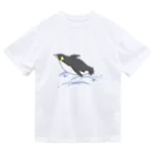 ゆずぽんずの飛ぶペンギン ドライTシャツ