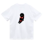 SUIMINグッズのお店の【大】赤いビキニのねこ Dry T-Shirt