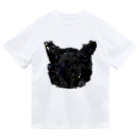 こいぬおじさんの黒猫が集まった黒猫 Dry T-Shirt