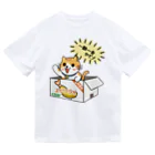 楽猫楽描しげ屋のダンボール（エビフライ） ドライTシャツ