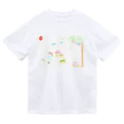 primurascoticaの青い鳥のいる風景 ドライTシャツ