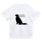 うちのあかりん家のmy dog Golden retriever  ドライTシャツ