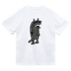 ぴょろりんちょ🐤のやべえ柄のキテレツねこ（魚柄） Dry T-Shirt