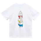 くらきち ONLINE SHOPのねこタイツ かたぐるま Dry T-Shirt