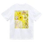 朝ILLUSTRATIONのガーベラ Dry T-Shirt