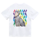 piyopiyobrandのハシビロコウ ドライTシャツ