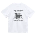 onehappinessのフラットコーテッドレトリバー Dry T-Shirt