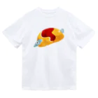 よしはらヨシの魚まるごとオムレツ ドライTシャツ