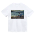 宇宙飛行士の日常の海辺の宇宙飛行士 Dry T-Shirt
