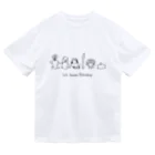 わたわたぽぽぽのWe become Bibimbap（黒線） Dry T-Shirt