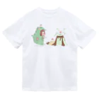 おとむしふぁくとりーのガオガオおと星人　抹茶ザウルス🍃Tシャツ Dry T-Shirt