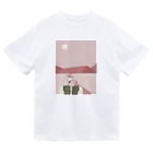 ayame_c29_illustrationsのピンクのおやまに Dry T-Shirt