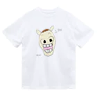 ゆとりOL shopの笑顔のロバ big Ver. ドライTシャツ