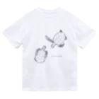 シマノカタチのおやすみウミガメ〈ブラック〉 Dry T-Shirt