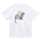 nicospyderのねこちゃん姉妹 ドライTシャツ