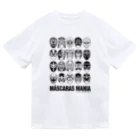 覆面MANIA＆CMLLのMASCARAS MANIA（黒プリント） ドライTシャツ