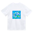 洋ナシくんSHOPのブルーフラワー Dry T-Shirt