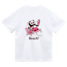 キッチュのビーチで！　pink　パンダのおはなし ドライTシャツ