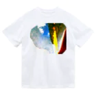 MUGURa-屋の水たまりの世界　薄虹 ドライTシャツ