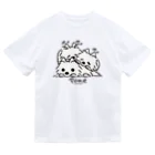 イラスト MONYAAT の ポメラニアンとポメラニアンとポメラニアン　L Dry T-Shirt