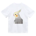 まめるりはことりの見つめるオカメインコちゃん【まめるりはことり】 Dry T-Shirt