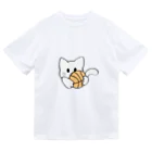 グリヴェール森の雑貨のねこ【白】 Dry T-Shirt