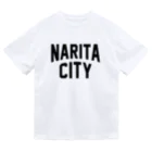 JIMOTOE Wear Local Japanの成田市 NARITA CITY ロゴブラック ドライTシャツ