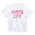 JIMOTOE Wear Local Japanの成田市 NARITA CITY ロゴピンク Dry T-Shirt