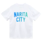 JIMOTOE Wear Local Japanの成田市 NARITA CITY ロゴブルー Dry T-Shirt