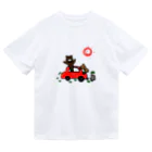 &POEMのクマ、運転始めました ドライTシャツ