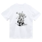 nidan-illustrationの"WHITE MUSTACHE CLUB"(タイトルなし) Dry T-Shirt