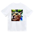 電気羊研究所science&GAMEの公園猫　 ドライTシャツ