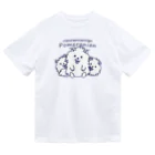 イラスト MONYAAT のらんらんらんらんポメラニアン L Dry T-Shirt