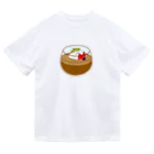 Draw freelyのチョコプリン ドライTシャツ