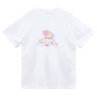 ひらきたのふわふわうるふさん ドライTシャツ