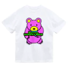 Hurryz HUNGRY BEARのHurryz HUNGRY BEAR ピンク ドライTシャツ