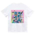 𝙈𝙊𝙈𝙊'𝙨 𝙎𝙝𝙤𝙥の90's anime & momo #03 ドライTシャツ