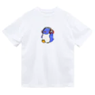 (ペンギングッズ販売)ぶらり  きんぺん村  アンテナショップのペンギン(みゅーぺん青) ドライTシャツ