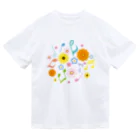 kimchinのきれいな花と音符 Dry T-Shirt