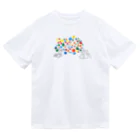 kazefukikoの色んなカラーに対応　鳥獣戯画ボルダー Dry T-Shirt
