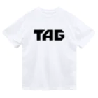 TAG グッズストア 2号店のTAGスポーツTシャツ(黒ロゴ) Dry T-Shirt