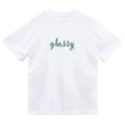 glassyのglassy cursive Dry T-Shirt