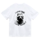 有限会社サイエンスファクトリーのI LOVE TANUKI !! ドライTシャツ