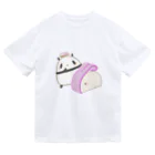 うさやのかまぼこが持つポテンシャルにほれぼれするパンダ ドライTシャツ