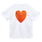 nissyheartのオレンジハート ドライTシャツ