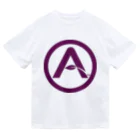 AGJAPANのASILI-LOGO-サークル(マゼンダ)シリーズ ドライTシャツ