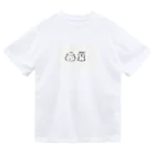 海山つぶ(◔ิω◔ิ)8月～のねことうさぎ Dry T-Shirt