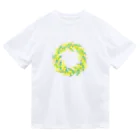 satoharuのミモザのリース Dry T-Shirt